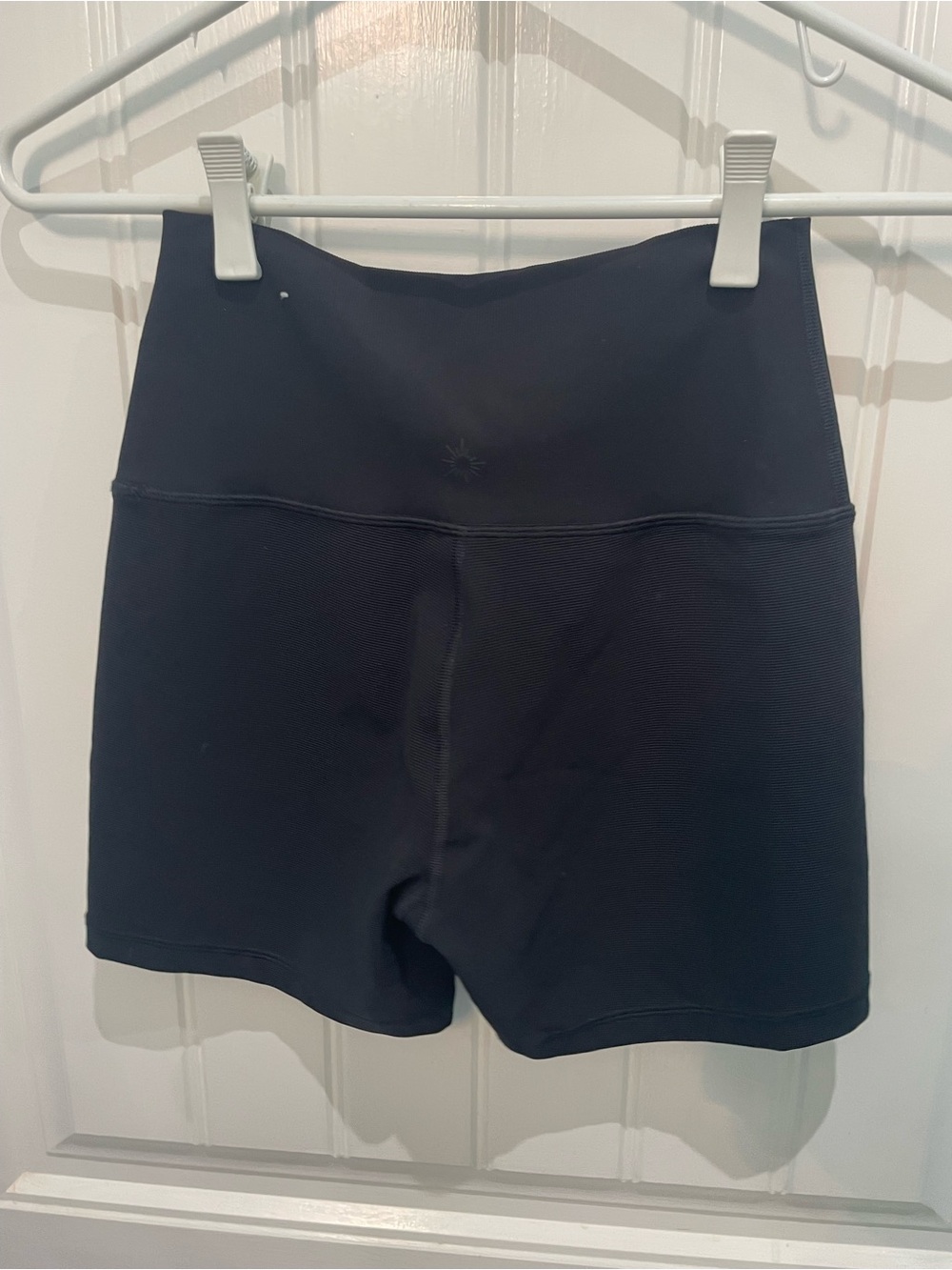 aerie Black High-Rise Bike Shorts
